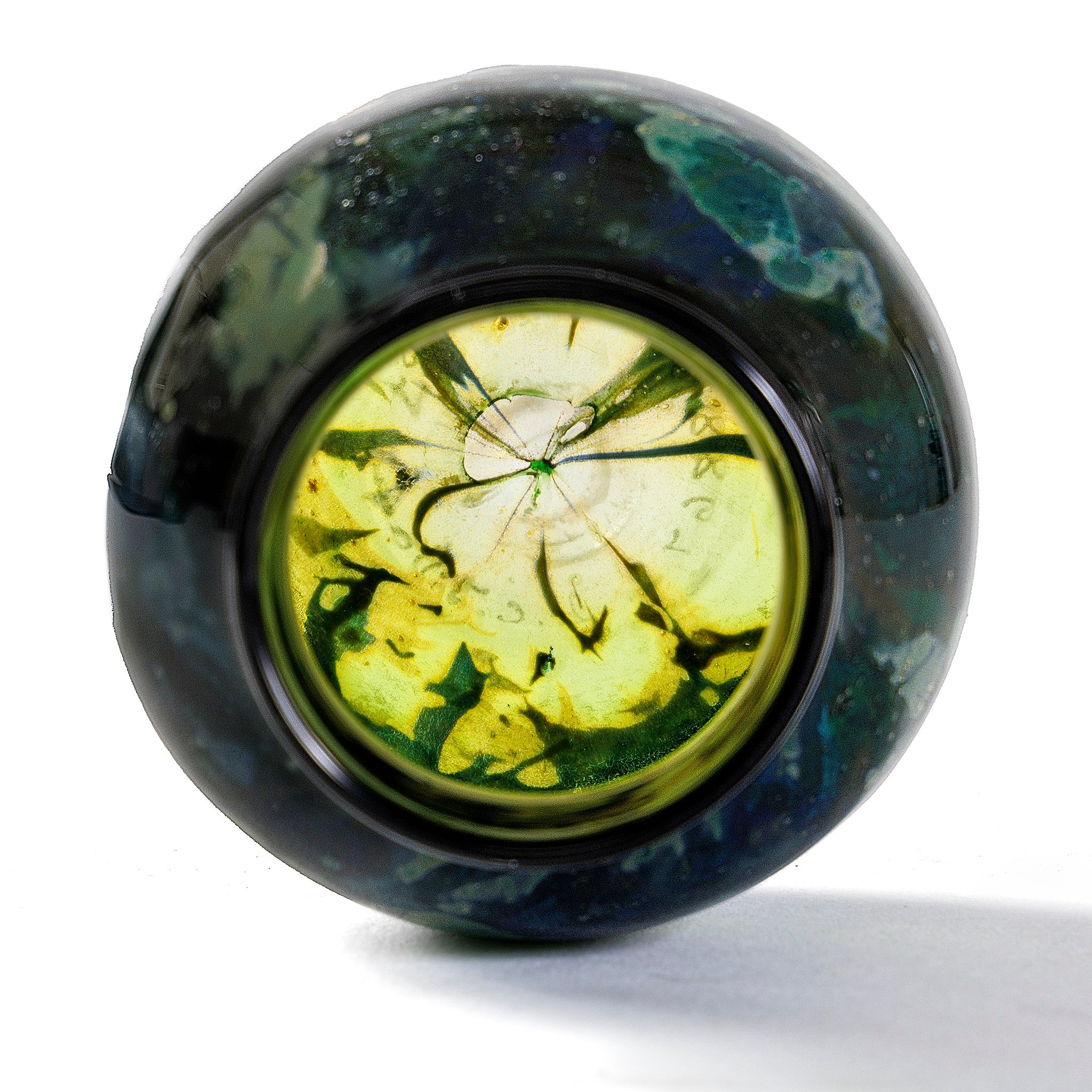 Tiffany Studios New York Favrile Glass Vase - Handcrafted Art Nouveau Decorative Vase for Home Decor, Wedding Centerpiece & Luxury Gift