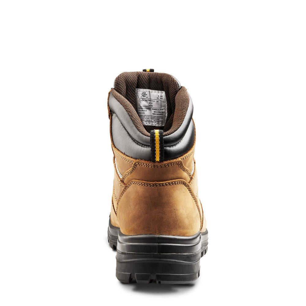 **Terra Barricade Men's 6-Inch Waterproof Composite Toe Work Boot with Metguard (305517) - Durable Safety Boots for Construction, Oil Rig & Heavy Duty Work**