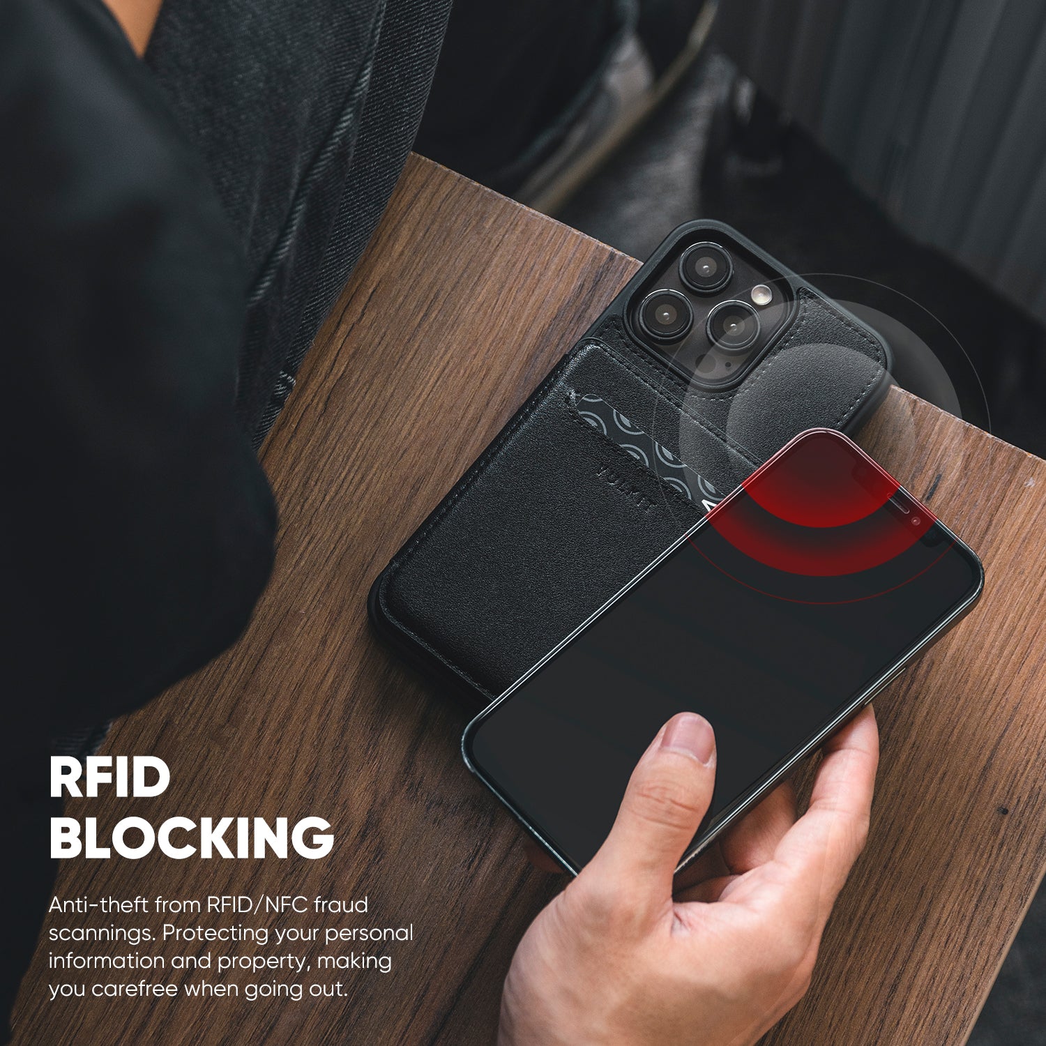Premium Leather Magnetic Wallet Case for iPhone 14 Series - Shockproof Protection with Built-in Card Holder | Perfect for Everyday Use, Travel & Business Meetings