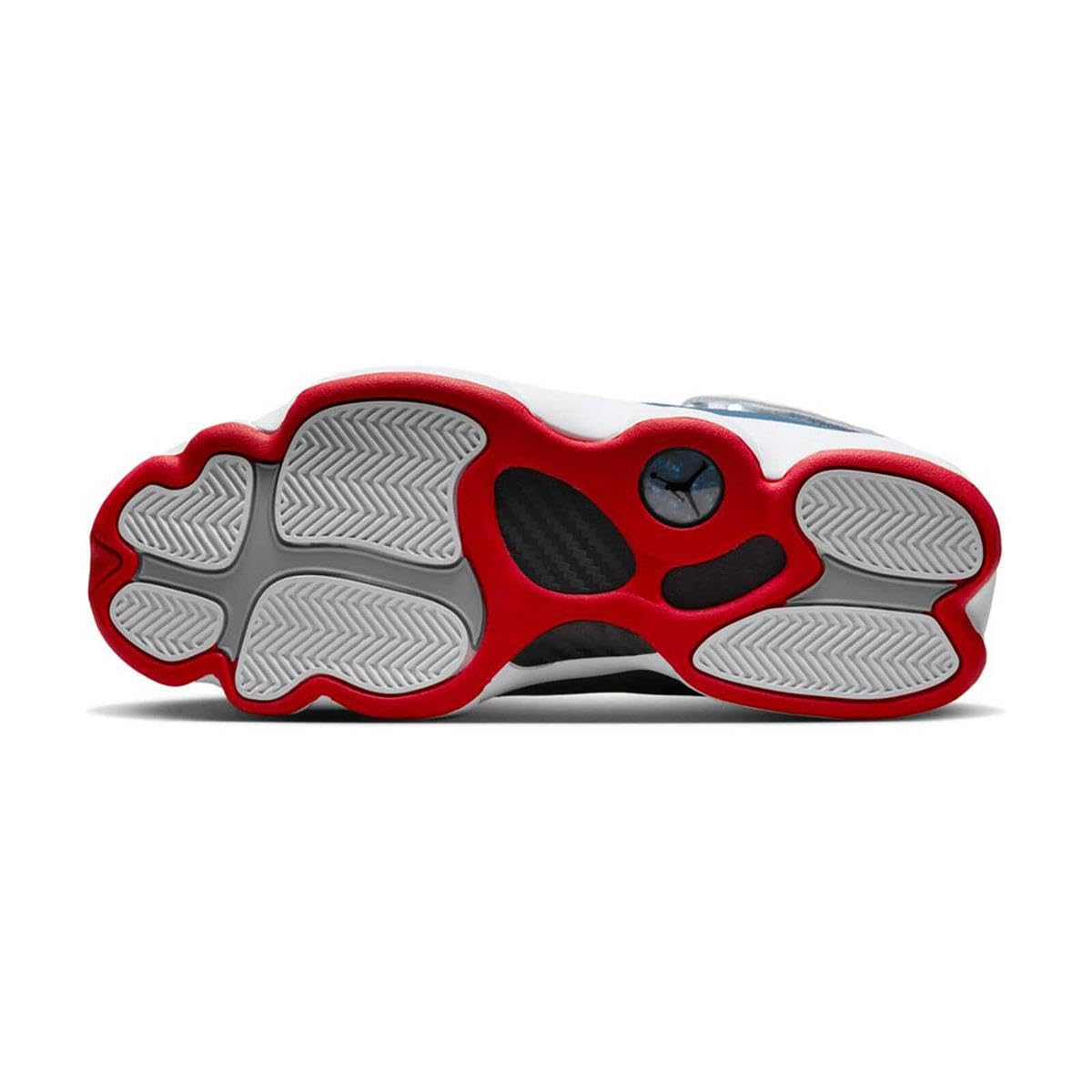Nike Jordan Men's 6 Rings Basketball Shoes - White/University Red/Light Steel Grey/True Blue (322992-012) | High-Performance Basketball Sneakers for Men | Perfect for Court Play, Streetwear & Sneaker Collectors