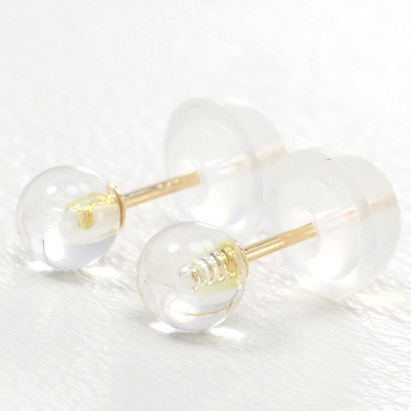 18K Yellow Gold Quartz Earrings for Women - Elegant Dainty Stud Earrings with Natural Quartz Gemstone | Perfect for Everyday Wear, Gift Giving & Special Occasions