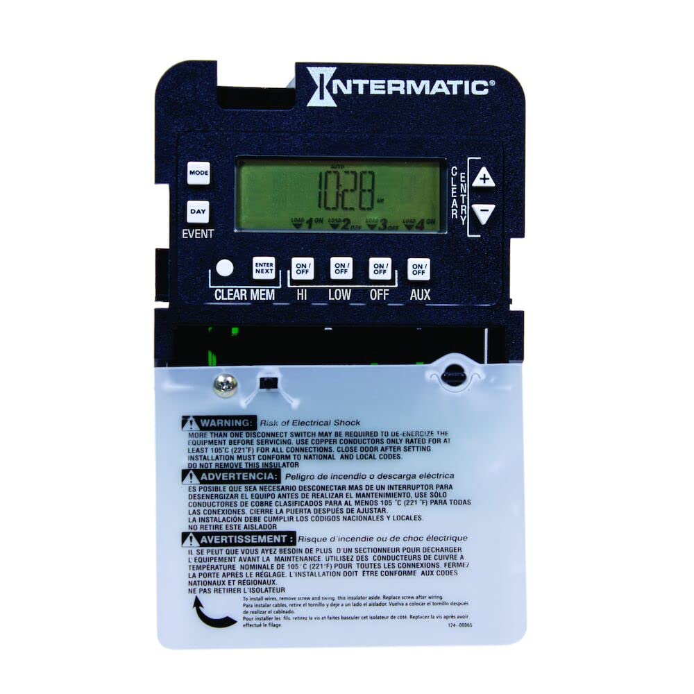 P1403ME Seasonal Timer Mechanism 1-2SPD - Outdoor Light Timer Switch for Christmas Decorations & Landscape Lighting - Perfect for Holiday Lights, Garden & Patio Automation