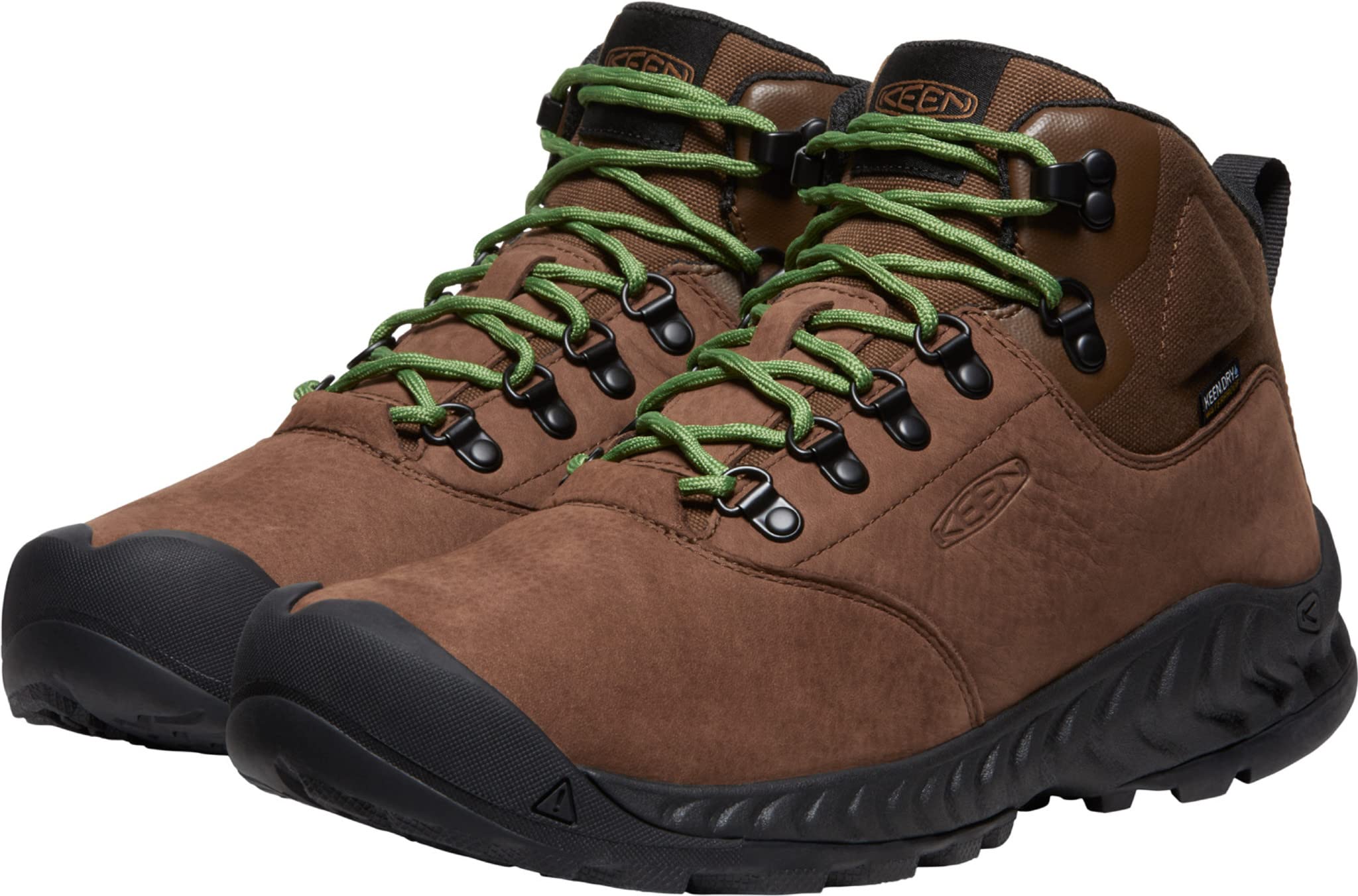 KEEN Men's Nxis Explore Mid Height Waterproof Hiking Boots - Lightweight & Fast Drying for Backpacking, Trekking & Outdoor Adventures
