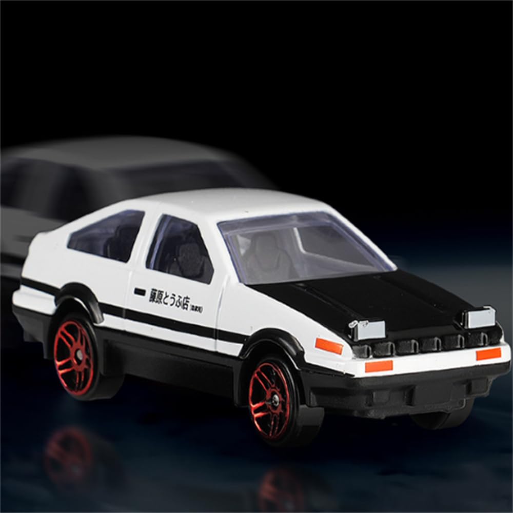 Premium Alloy Car Model AE86 Drift Tail Spin Ornament - 3pcs Set for Dashboard Decoration | Stylish Vehicle Interior Accessory | Perfect Gift for Car Enthusiasts | Ideal for Drifting Fans & JDM Car Lovers