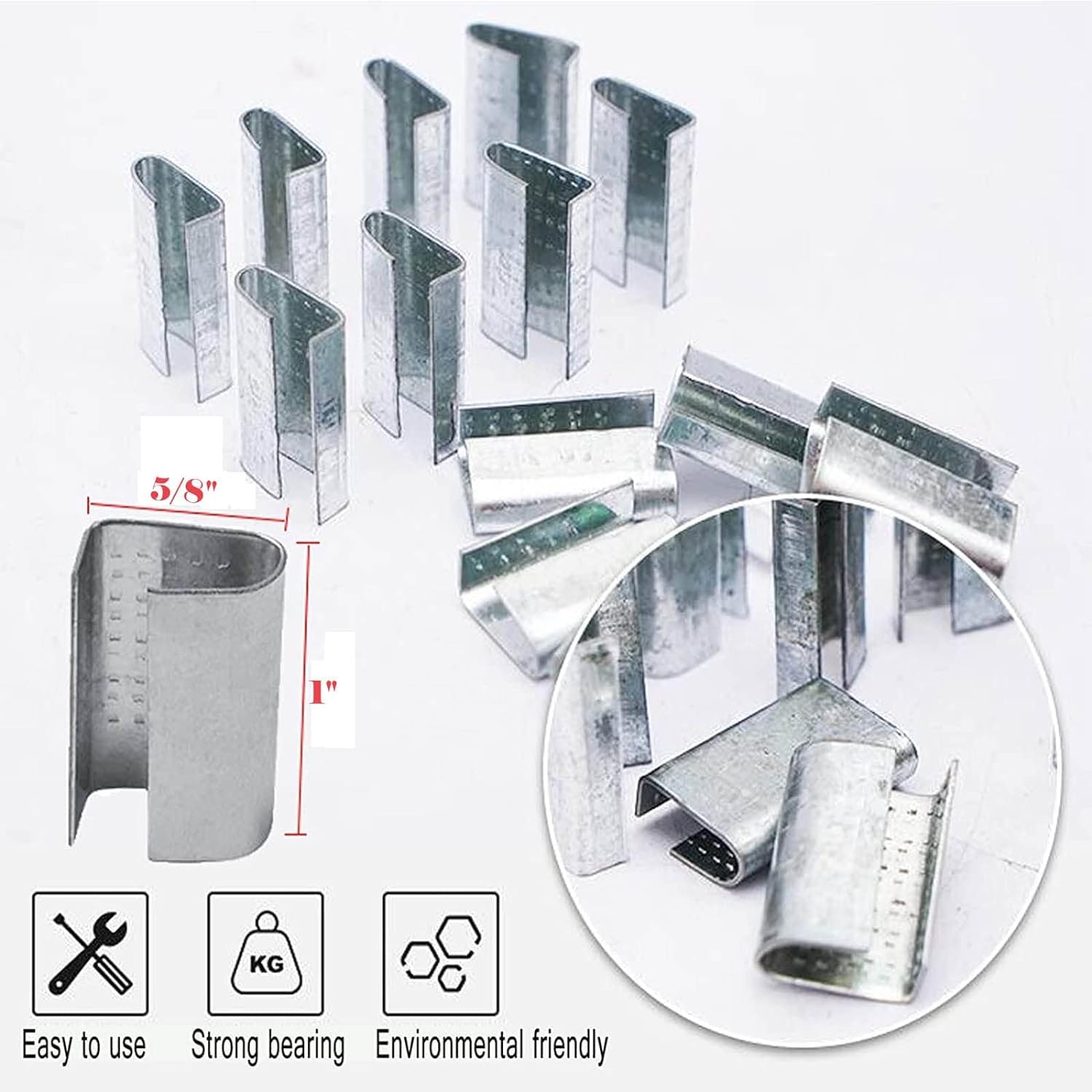Heavy Duty Plastic Strapping Kit - Manual Packaging Tool for Secure Banding & Bundling | Poly Strap Kit for Shipping, Moving & Storage | Durable Strapping Solution for Boxes, Pallets & Industrial Use
