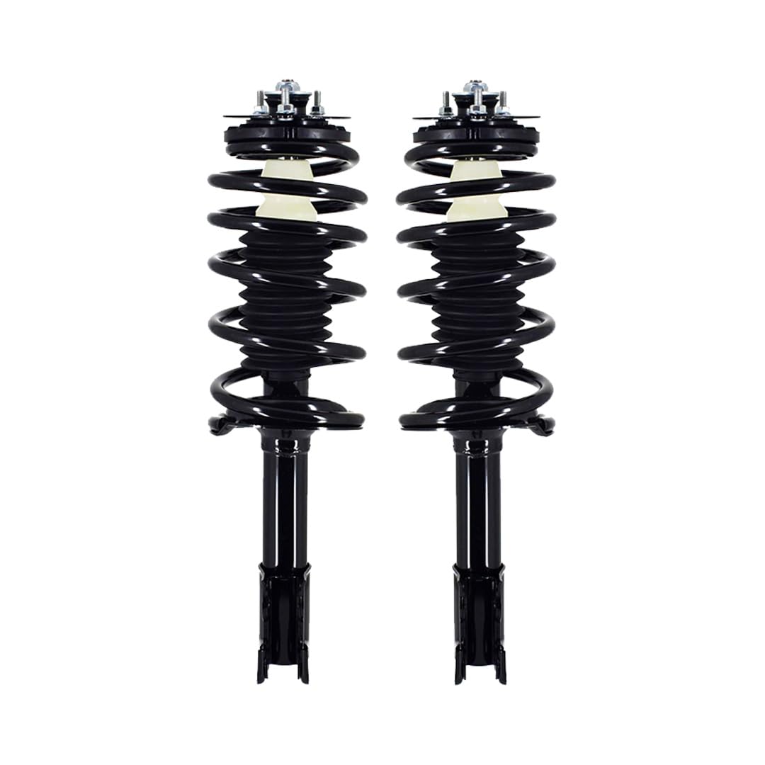 PM Auto Pair of 2 Front Quick Complete Strut and Coil Spring Assembly - Compatible with 1993-2002 Saturn SC2 | Smooth Ride & Easy Installation | Perfect for Daily Commuting & Road Trips