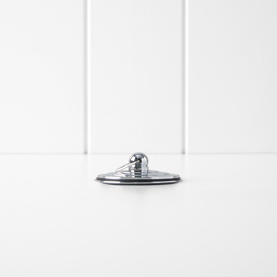 Stainless Steel Sink Strainer Plug with Chrome Finish - Durable & Rust-Proof for Kitchen & Bathroom Sink Drain Protection