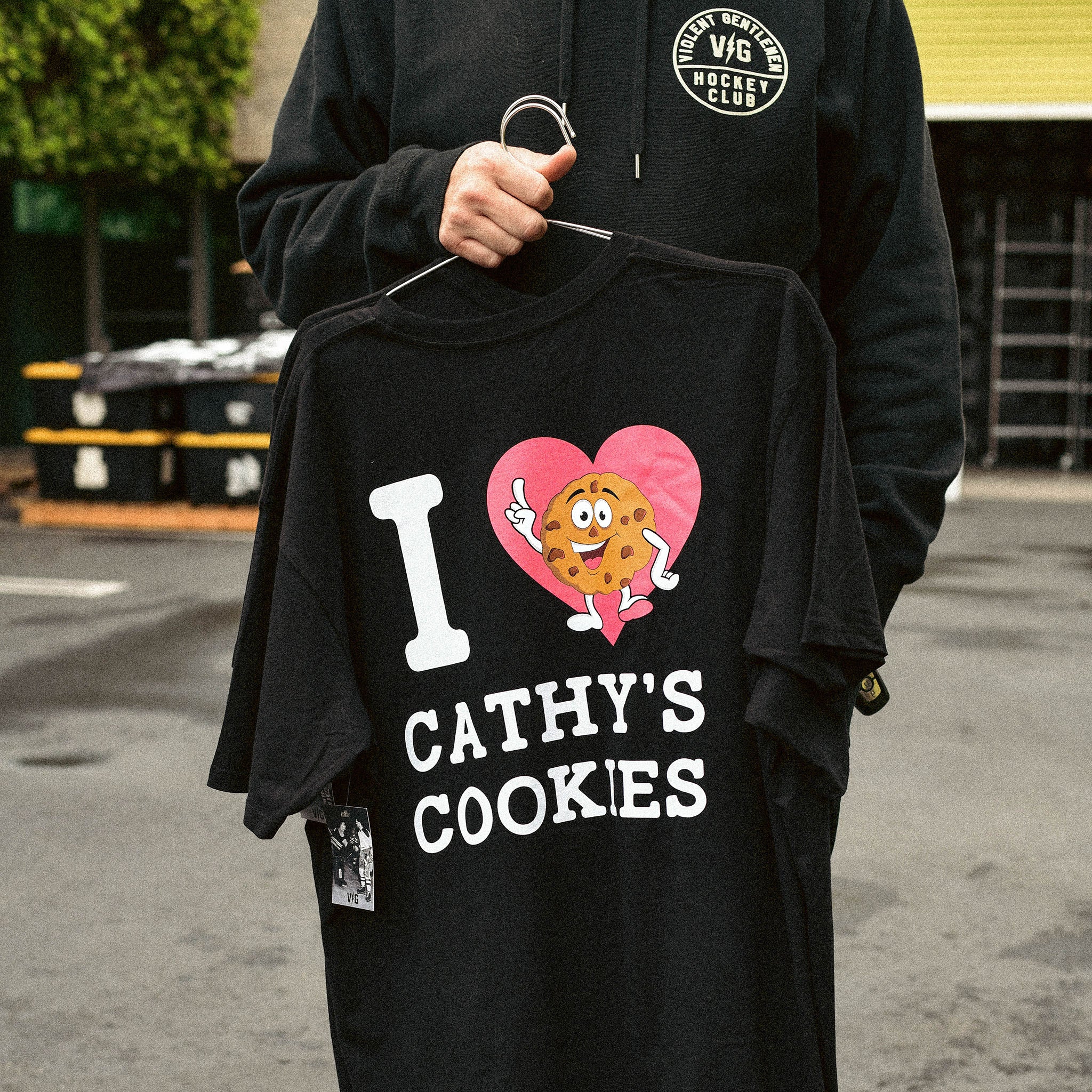 I Heart Cathy's Cookies Premium T-Shirt - Soft Cotton Tee for Baking Lovers & Cookie Enthusiasts - Perfect for Casual Wear, Gift Giving & Cookie-Themed Events