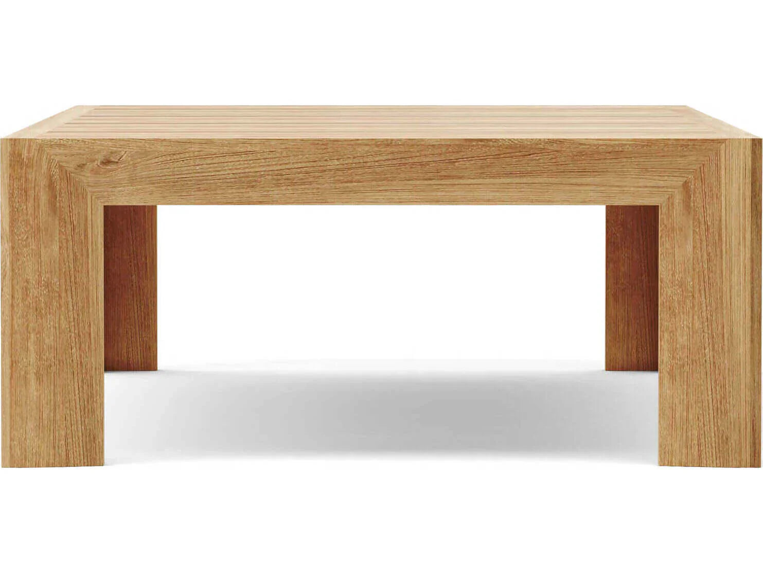 Anderson Teak Smyrna Outdoor Coffee Table DS 855 - Weather-Resistant Teakwood Patio Furniture for Garden, Poolside & Deck - Modern Outdoor Living Room Decor
