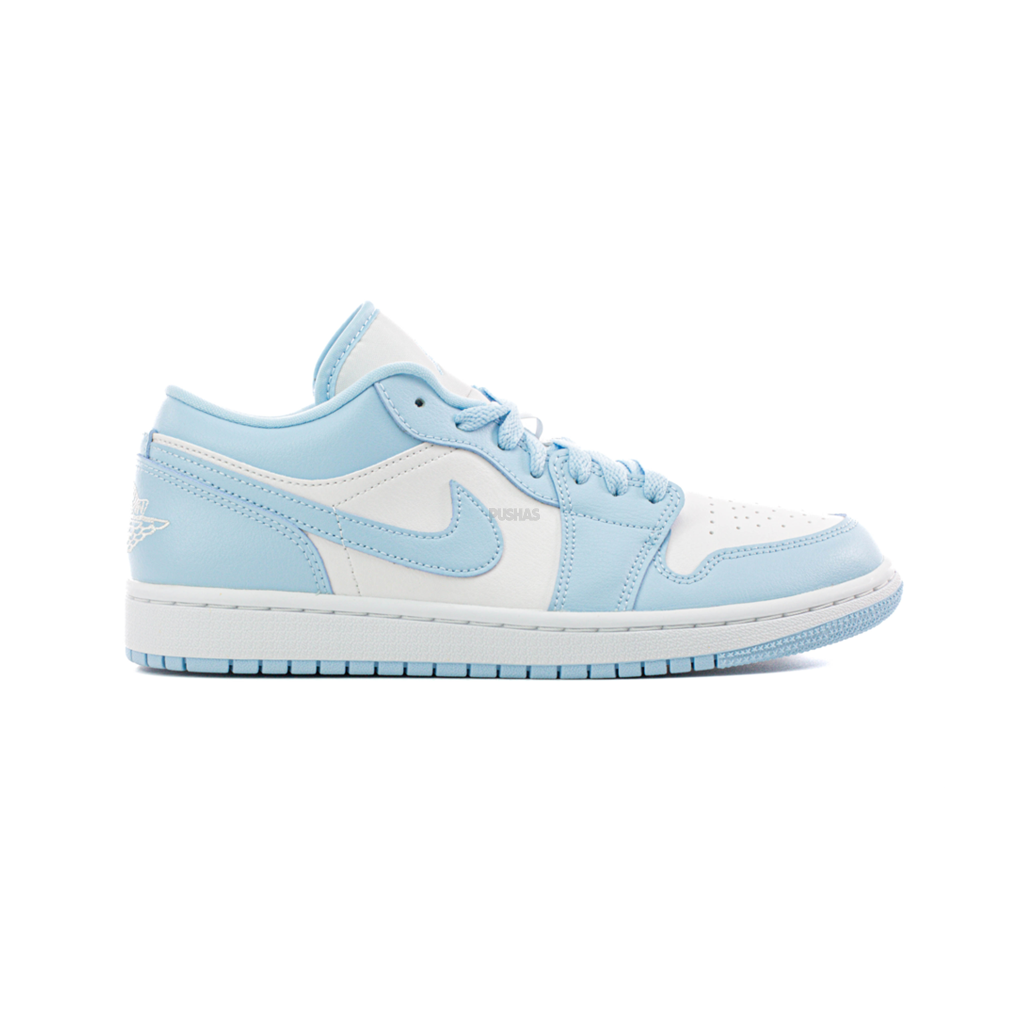 Air Jordan 1 Low 'Ice Blue / Aluminium' Women's Sneakers (2022) - Casual Wear & Street Style Fashion