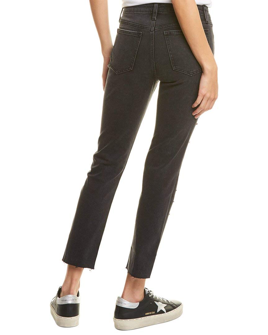 Joe's Jeans Women's The Smith Lillith Straight Ankle Cut Jean - Size 25, Black Denim Pants for Casual Wear & Everyday Outfits