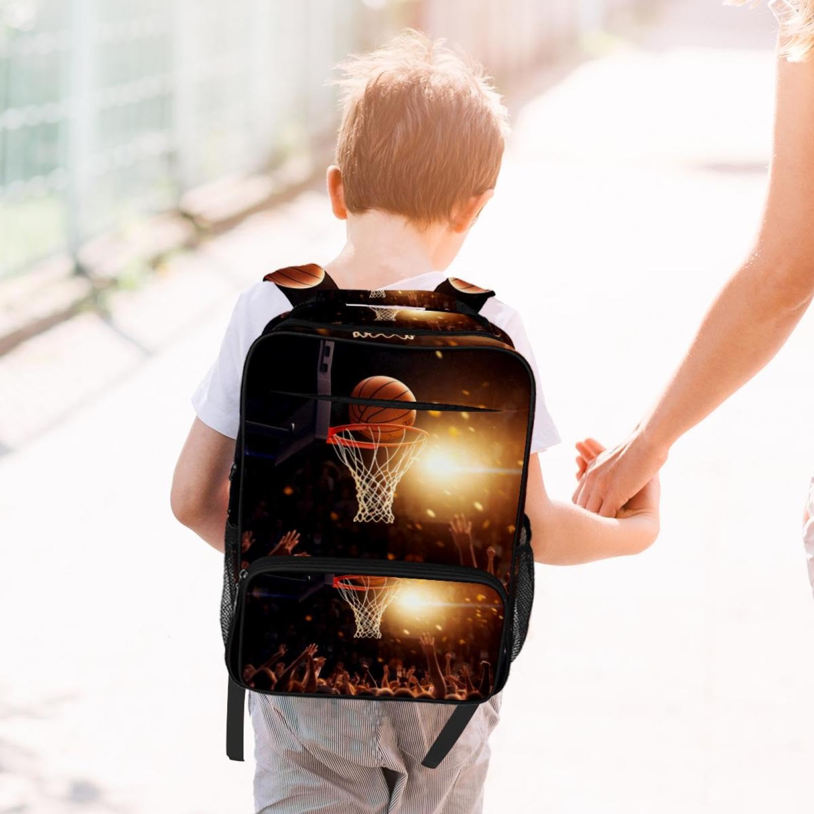Best Travel Backpack for Women & Men - Durable Basketball Backpack with Hoop - Perfect for Gym, Sports, School & Outdoor Adventures