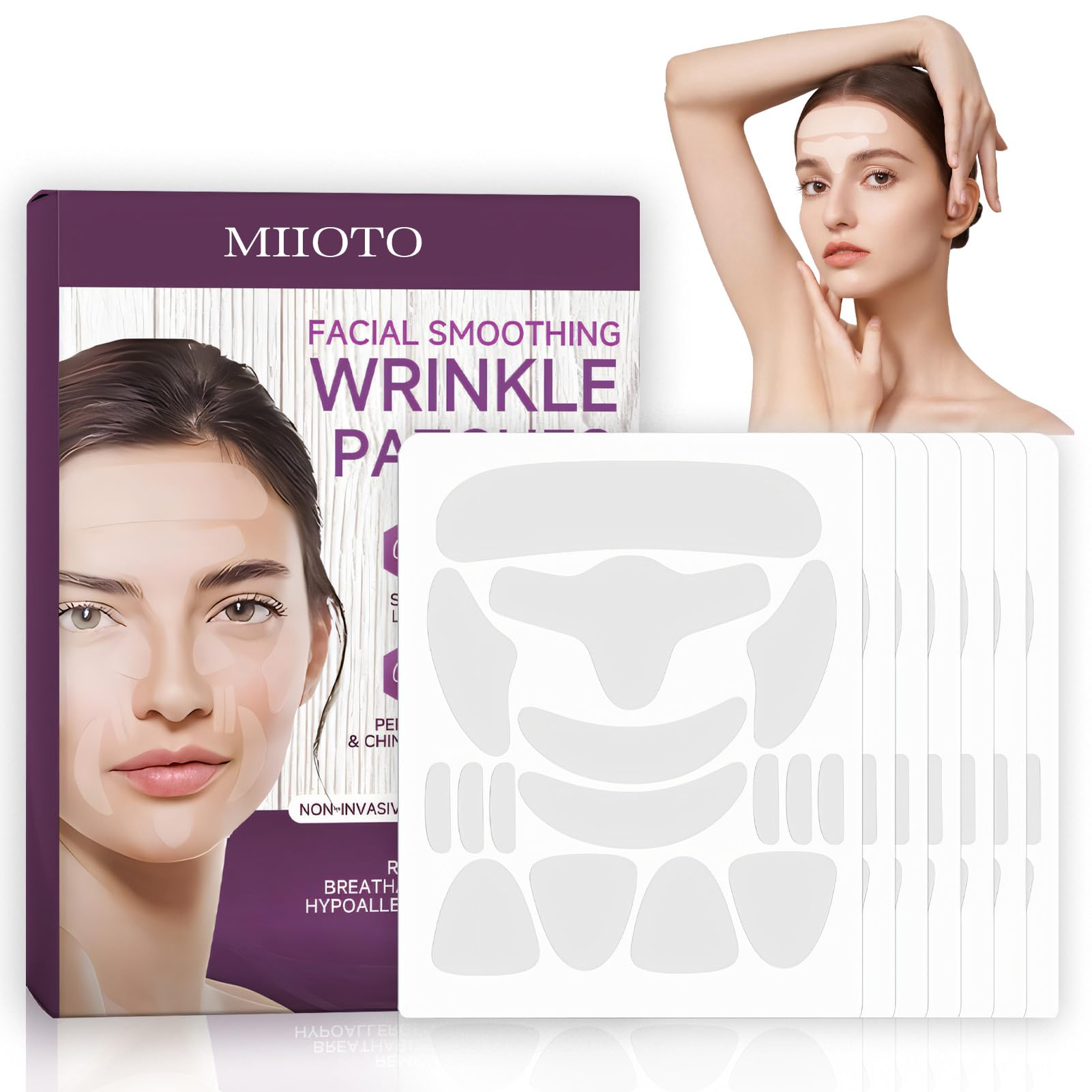 112pcs Invisible Face Lift Tape & Anti-Wrinkle Patches - Instant Lifting Stickers for Face and Neck | Wrinkle Reduction, Skin Tightening | Perfect for Parties, Weddings & Daily Beauty Routine
