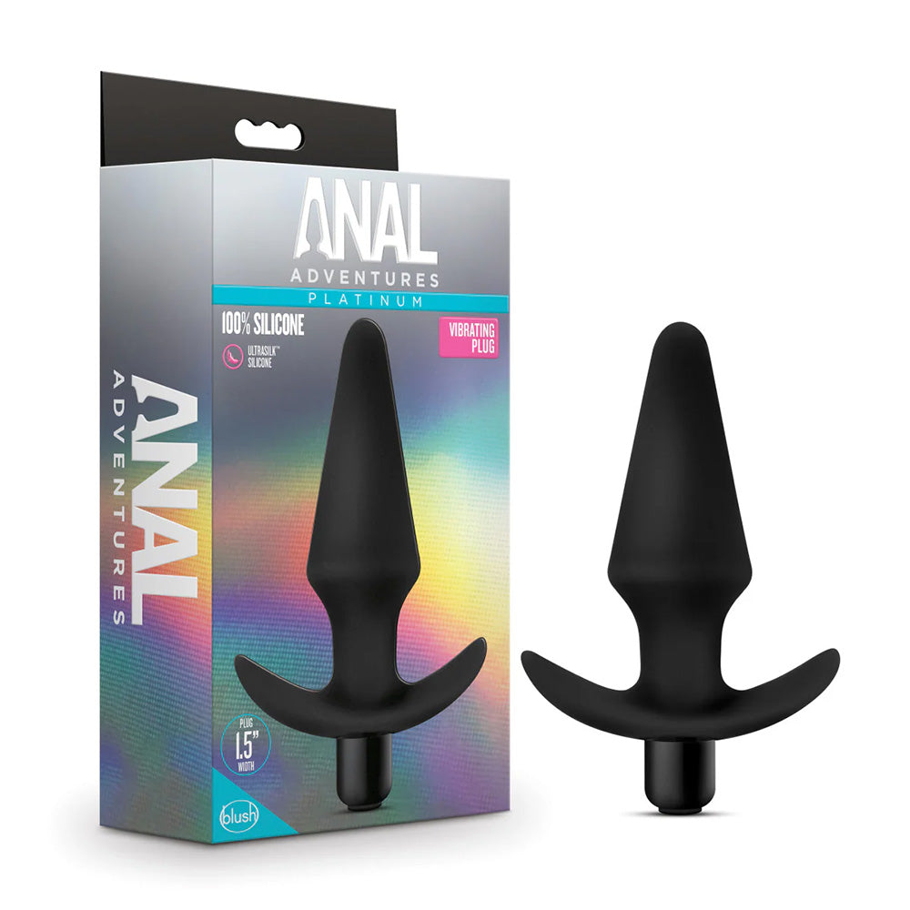 Premium Platinum Silicone Vibrating Butt Plug for Anal Play - Waterproof, Rechargeable Adult Toy for Couples & Solo Pleasure - Perfect for BDSM, Spicing Up Relationships & Personal Exploration