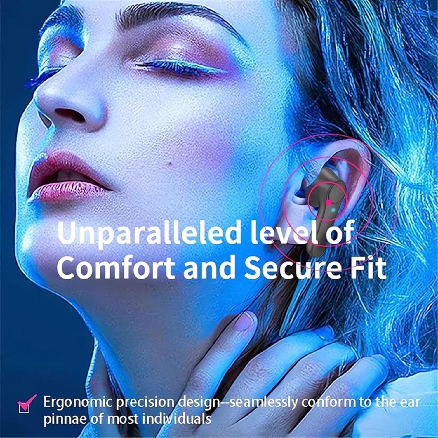 **Caorchareb Real-Time Translation Earbuds - 144 Languages & Accents Two-Way Translator, Bluetooth 5.0 Wireless Earbuds for iOS & Android (Black) - Perfect for Travel, Business Meetings & Language Learning**
