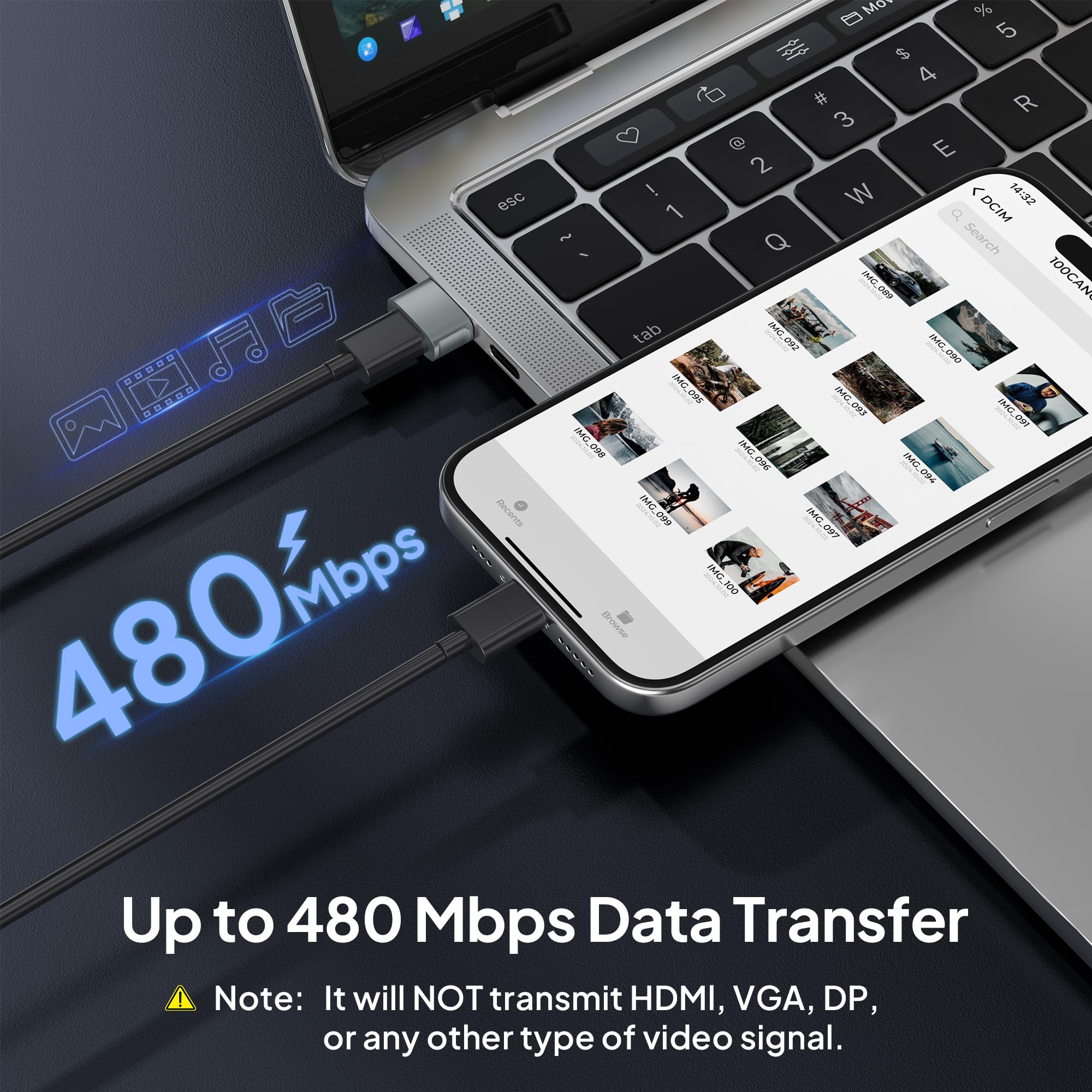 Basesailor 3-Pack USB to USB C Adapter, Type C Female to USB A Male Converter - Compatible with iPhone 16/15/14/13/12 Pro Max, Apple Watch 10, iPad 9/Air 6/Mini, Samsung Galaxy S25/S24/A54/Z Fold/Flip - Perfect for Car Charging, Home & Office Use