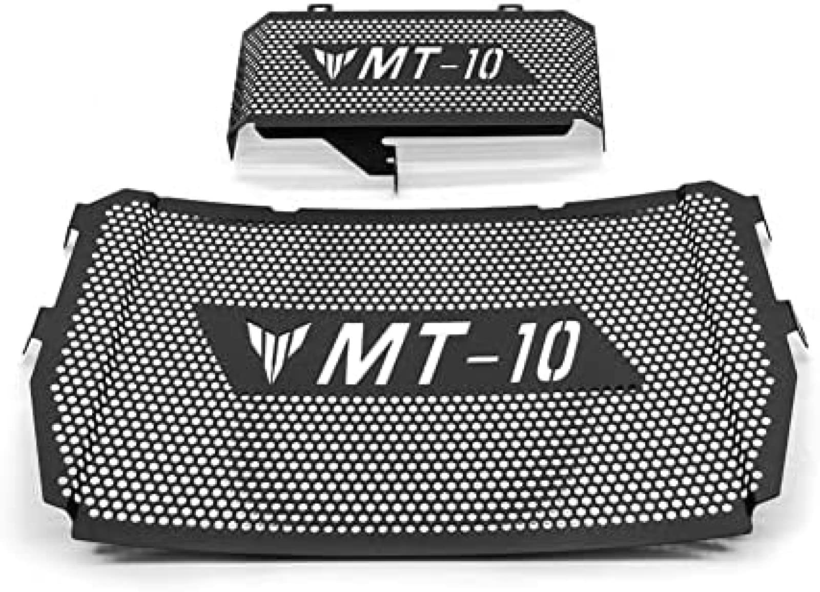 Yamaha MT-10 MT10 FZ-10 FZ10 Motorcycle Radiator Guard & Oil Cooler Protector (2016-2021) - Heavy Duty Metal Mesh Grille for Off-Road & Street Riding Protection