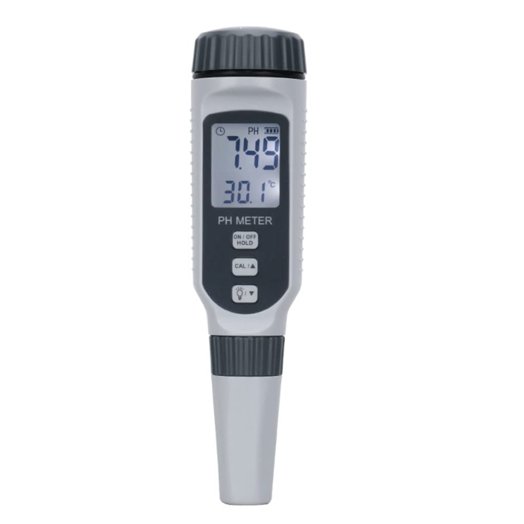 Professional Digital Pen-Type PH Meter - Portable Water Quality Tester for Aquariums, Pools, Hydroponics & Drinking Water | Accurate Acidity/Alkalinity Measurement Tool