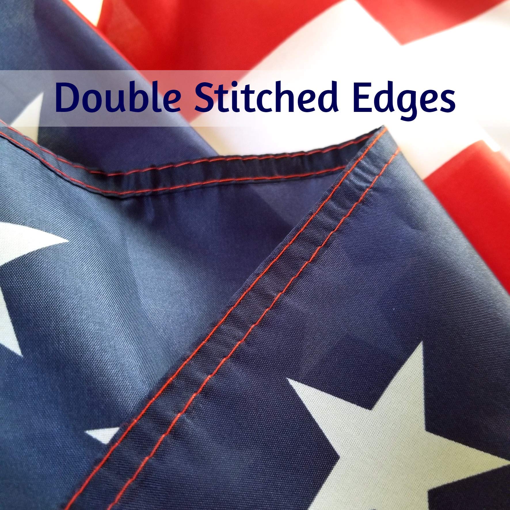 US Air Force Flag 3x5 ft - Durable Polyester with Brass Grommets & Double Stitched Edges - Military Banner for Outdoor, Indoor, Wall Decor & Patriotic Events