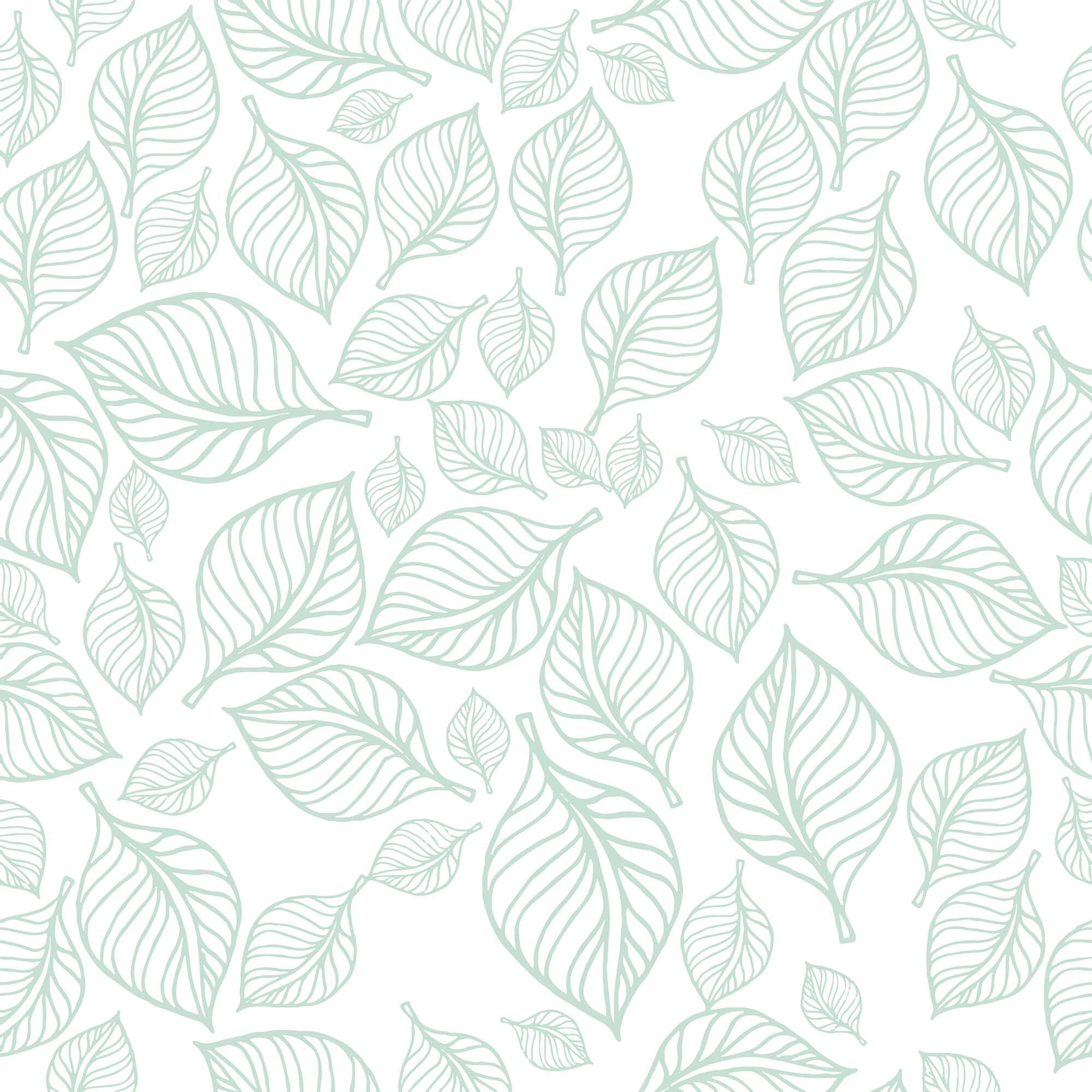 Green and White Floral Peel and Stick Removable Wallpaper 4112 - Self-Adhesive Decorative Wallpaper for Bedroom, Living Room, Nursery, and Office Decor