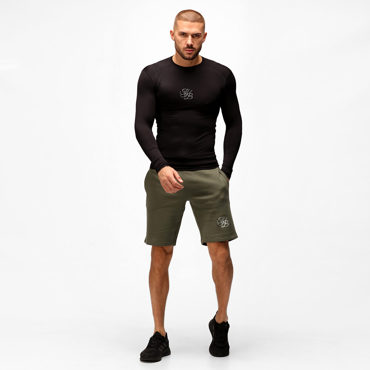 TKB Men's Khaki Organic Cotton Sweat Shorts - Comfortable Casual Lounge & Workout Shorts for Men