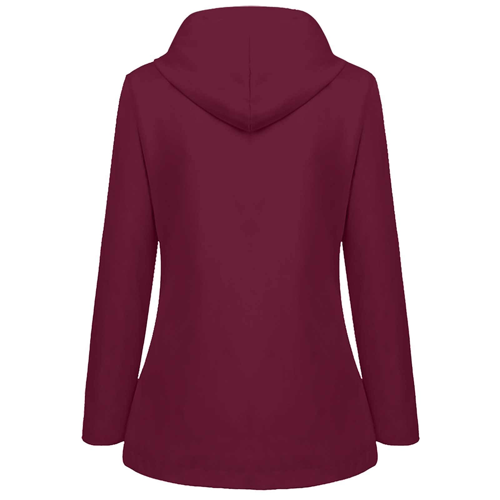 Women's Lightweight Waterproof Hooded Jacket with Buttons & Drawstring - Perfect for Hiking, Travel, Outdoor Sports & Casual Wear