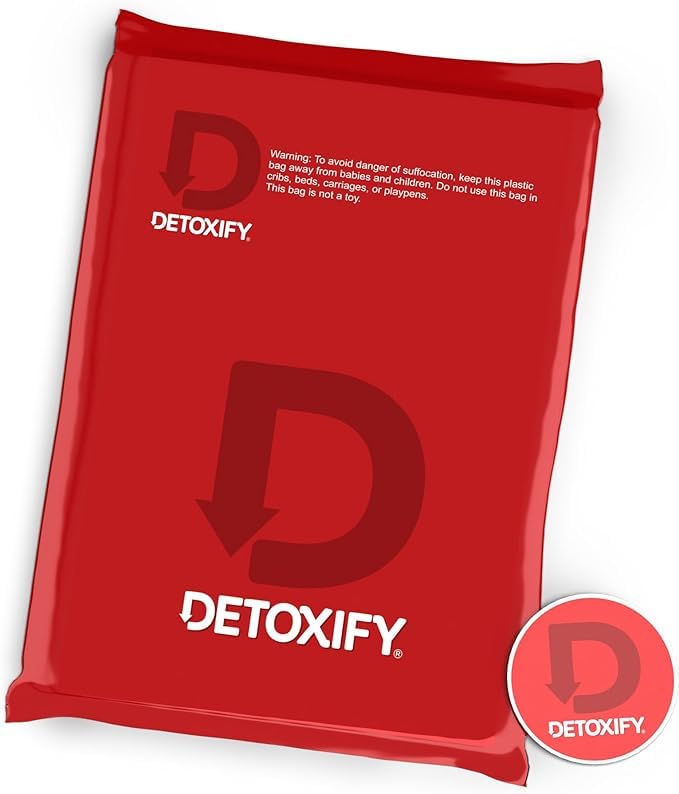 Detoxify Ever Clean Cleansing Program - 5-Day Honey Tea Detox (5 x 4oz Bottles) with Green Tea, Vitamins & Minerals - Includes Free Sticker & Bag - Perfect for Weight Loss, Body Cleansing & Energy Boost