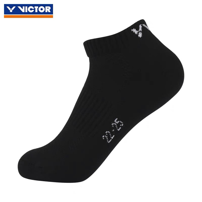 Victor Low Cut Socks for Men & Women - Breathable No Show Invisible Socks [Black] SK250C - Perfect for Running, Sneakers & Casual Wear
