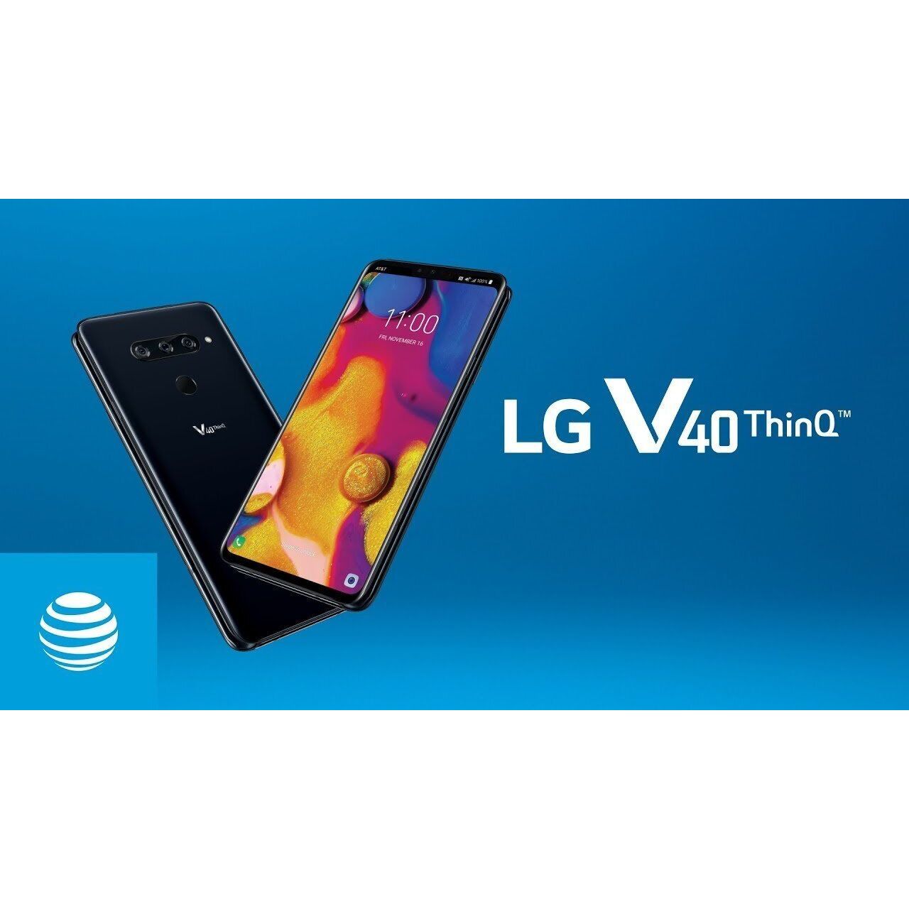 LG V40 ThinQ 64GB Unlocked Smartphone - Aurora Black | 4G LTE Android Phone with Dual Camera & Hi-Fi Quad DAC | Perfect for Streaming, Gaming & Photography