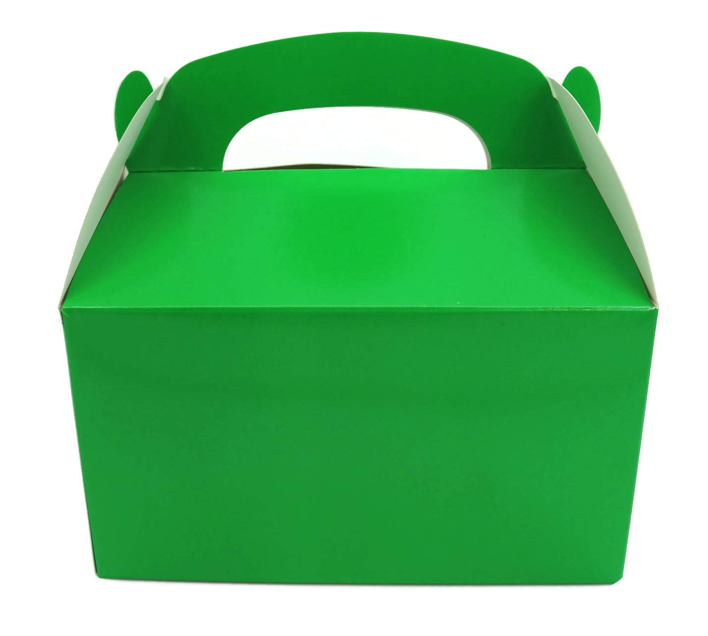 Zugar Land Green Treat Favor Boxes (12 Pack) - Eco-Friendly Paper Gift Boxes for Candy, Lollipops & Party Favors - Perfect for Birthday Parties, Baby Showers & Wedding Celebrations