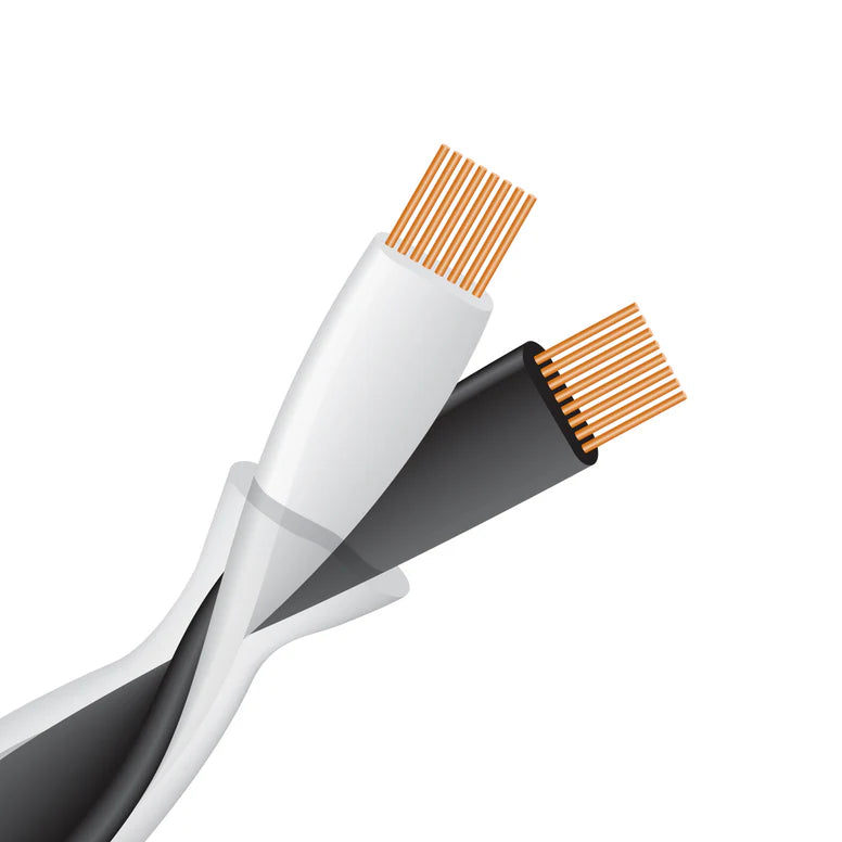 Wireworld Helicon™ 16x OCC® High-End Speaker Cable - Premium Audio for Home Theater & Hi-Fi Systems