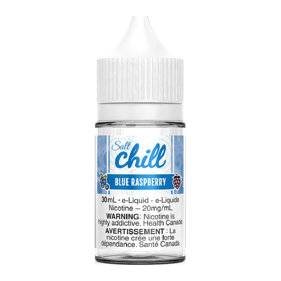 Chill Salt E-Liquid - Blue Raspberry Flavor (30ml) | Refreshing Vape Juice for All-Day Enjoyment | Perfect for Vaping Enthusiasts & Beginners