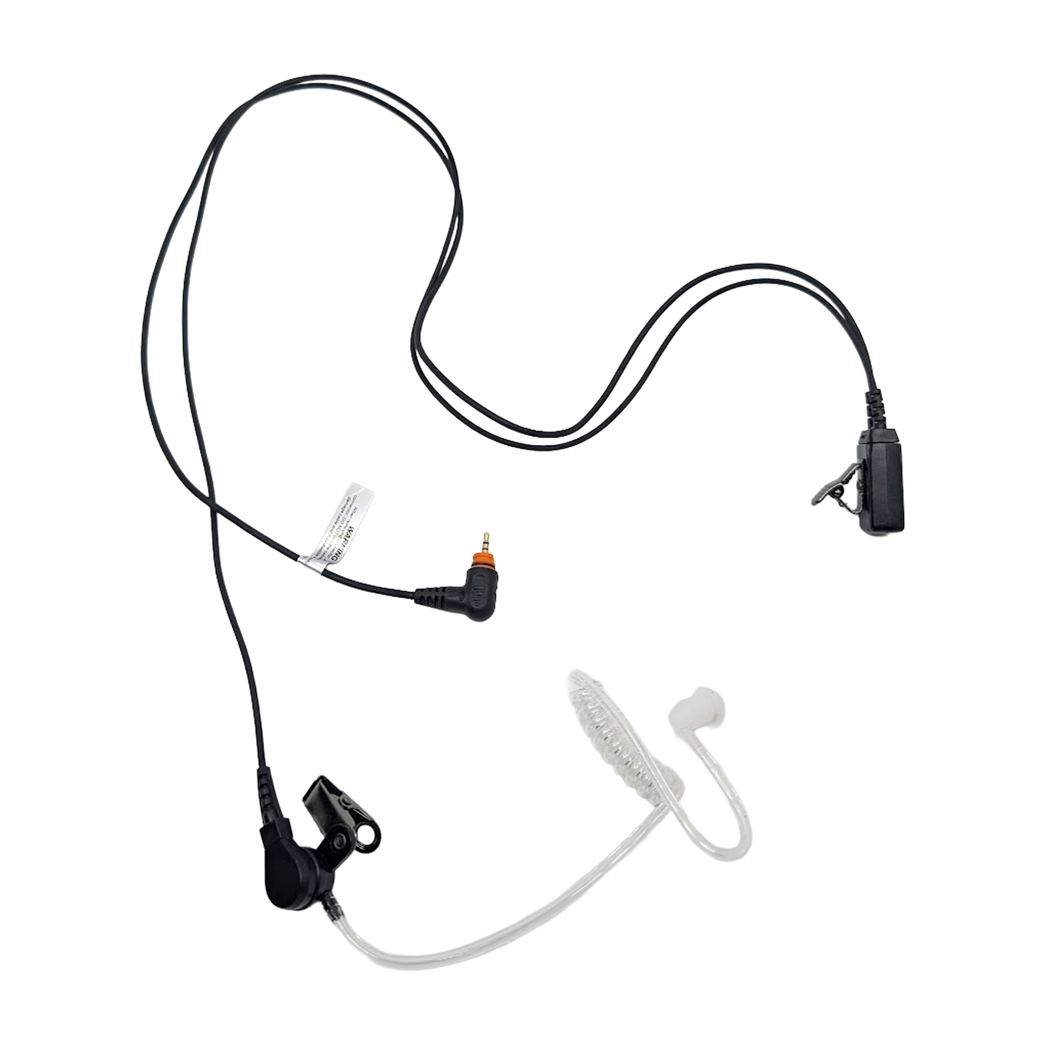 Atlantic Radio AT1W M14 ECO Acoustic Tube Earpiece - 1 Wire Headset for Motorola Two-Way Radios - Perfect for Security, Construction & Outdoor Communication