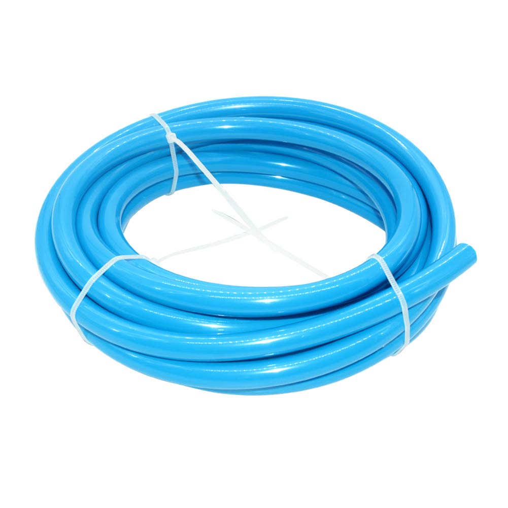 Beduan 16mm OD Nylon Pneumatic Air Hose - High Pressure Air Line Tubing for Fluid Transfer & Air Brake Systems (16.4ft, Blue) | Ideal for Industrial Automation, Pneumatic Tools & Vehicle Brake Applications