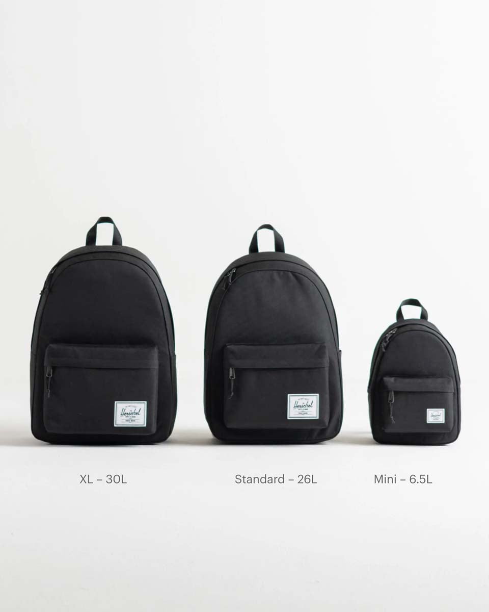 Herschel Classic Backpack - Water-Resistant Laptop Backpack for Men & Women, Moonbeam Color - Perfect for School, Travel & Everyday Use