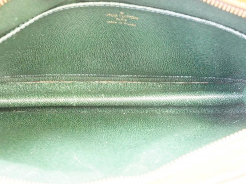 Authentic Pre-Owned Louis Vuitton Epi Gold Cipango Brown Pochette Homme Clutch Bag M52528 200354 - Luxury Vintage Men's Clutch for Formal Events & Date Nights