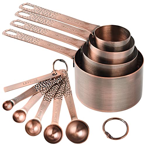 A001: Copper-4cups+5spoons