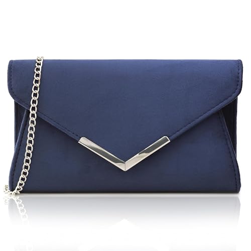 Navy Blue-faux Suede