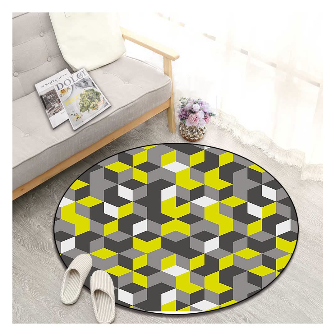 Non-Slip Round Area Rug 59