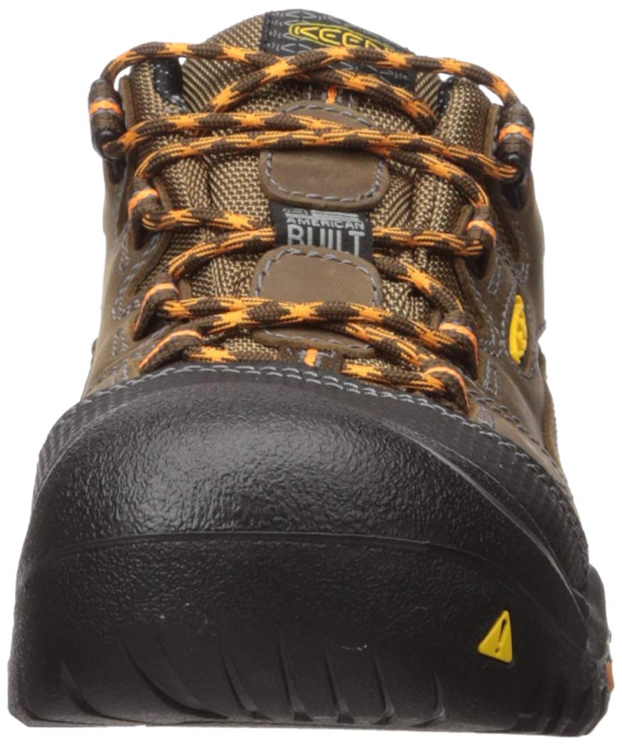 KEEN Utility Men's Braddock Low Height Steel Toe Work Shoes - Lightweight & Comfortable Safety Shoes for Construction, Warehouse & Outdoor Work