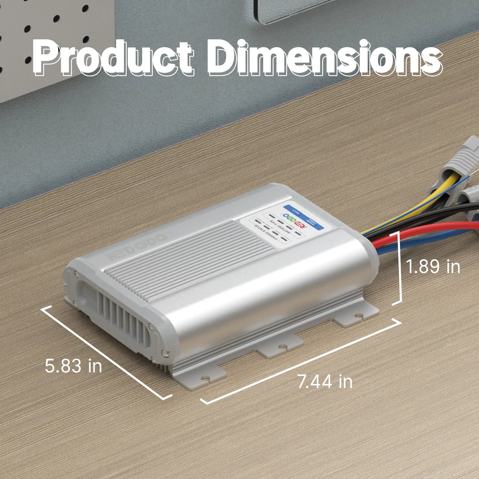 Redodo 12V 40A DC to DC Battery Charger with MPPT Technology - Perfect for RVs, Boats, and Off-Grid Solar Power Systems