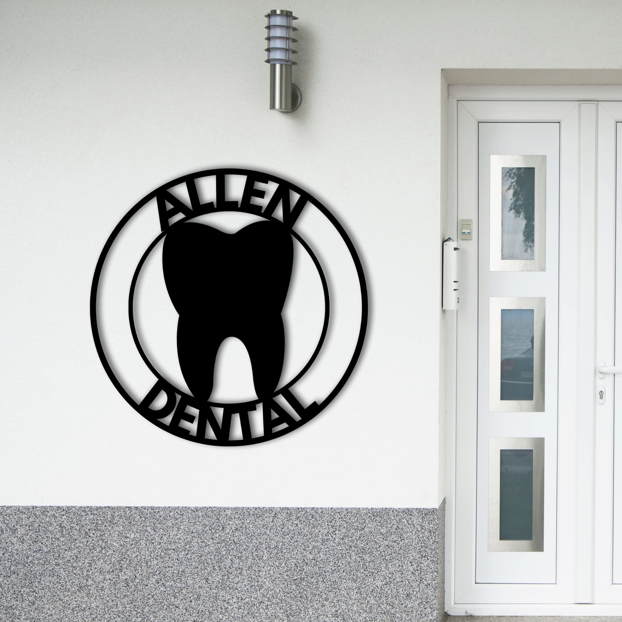 Personalized Dentist Office Metal Wall Art - 36 Inch Custom Dental Sign for Dentist Gifts & Clinic Decor | Perfect for Dental Offices, Waiting Rooms & Exam Rooms