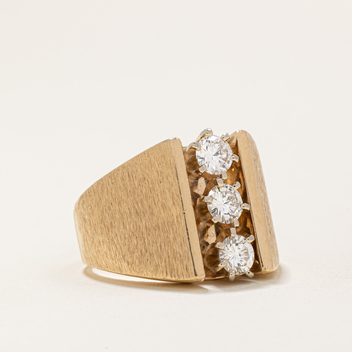 1.00ctw Diamond Column Ring for Women - Size 8.25 | Elegant Wedding, Engagement & Anniversary Jewelry Gift