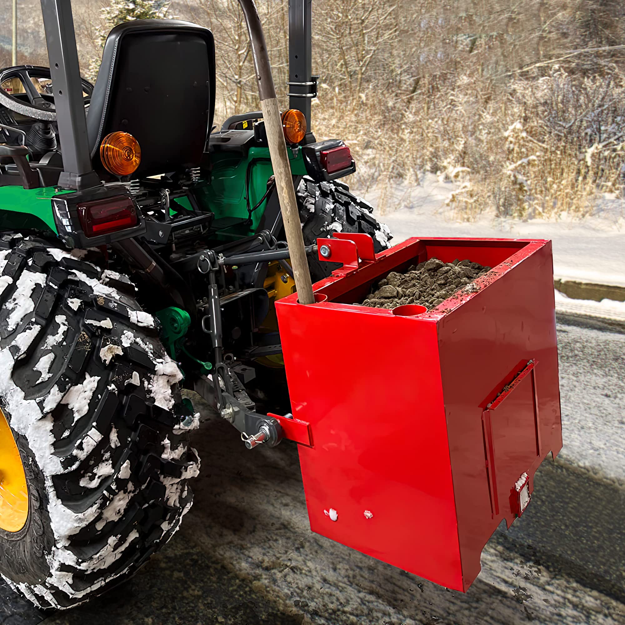 YINTATECH 3-Point Tractor Ballast Box with 2