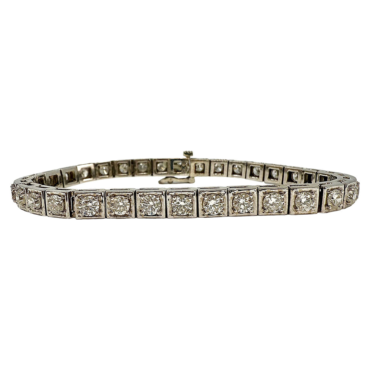 14K Gold Diamond Tennis Bracelet for Women - Elegant & Sparkling Jewelry Gift for Anniversary, Wedding, or Special Occasions