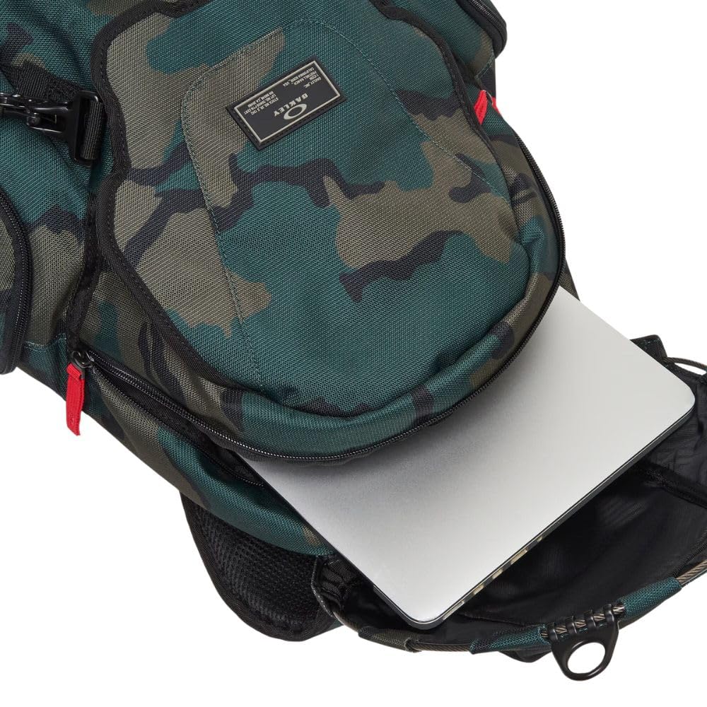Oakley Men's Recycled Backpack - Green, One Size - Durable & Eco-Friendly Hiking, Travel & Gym Backpack for Everyday Use