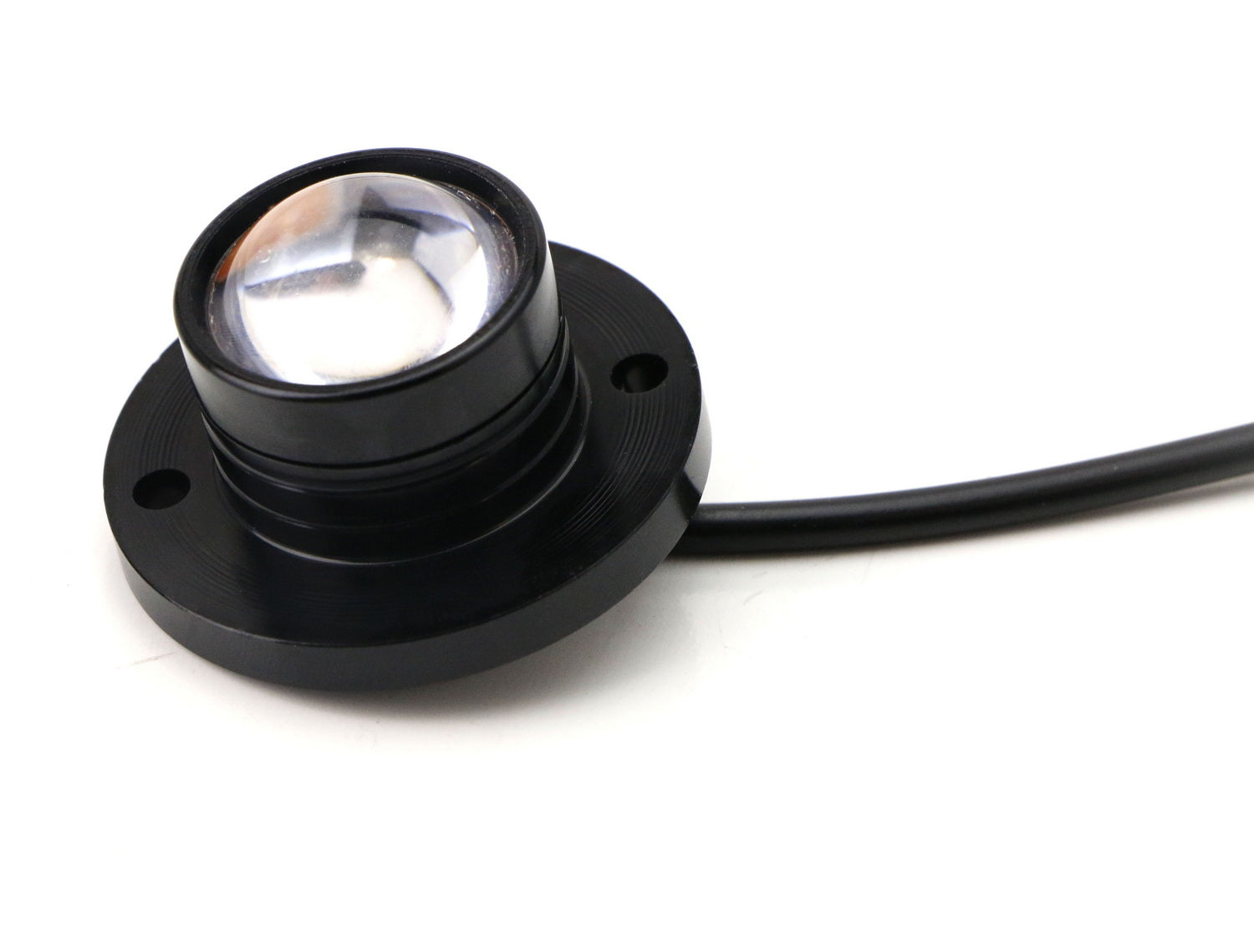 Xenon White 12 LED Surface Flush Mount Strobe Flash Side Marker Lights - Perfect for Trucks, Cars, and Motorcycles - Enhance Visibility and Safety for Night Driving and Emergency Vehicles