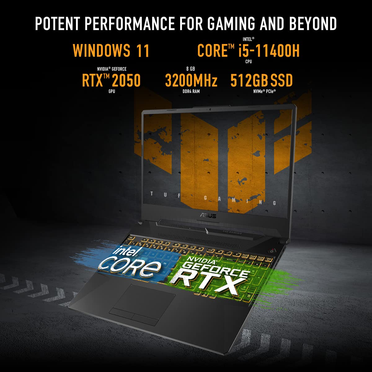 ASUS TUF Gaming F15 Laptop - 15.6