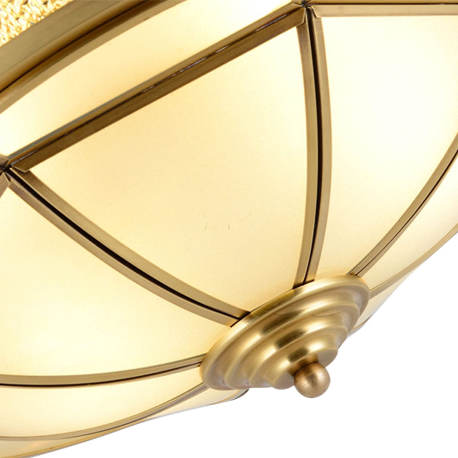 TFCFL Tiffany Style Flush Mount Ceiling Light - 17.7 Inch Handmade 4-Light Stained Glass Shade Lamp, Classic Vintage Ceiling Fixture for Bedroom, Hallway, Entryway, Dining Room & Living Room Lighting