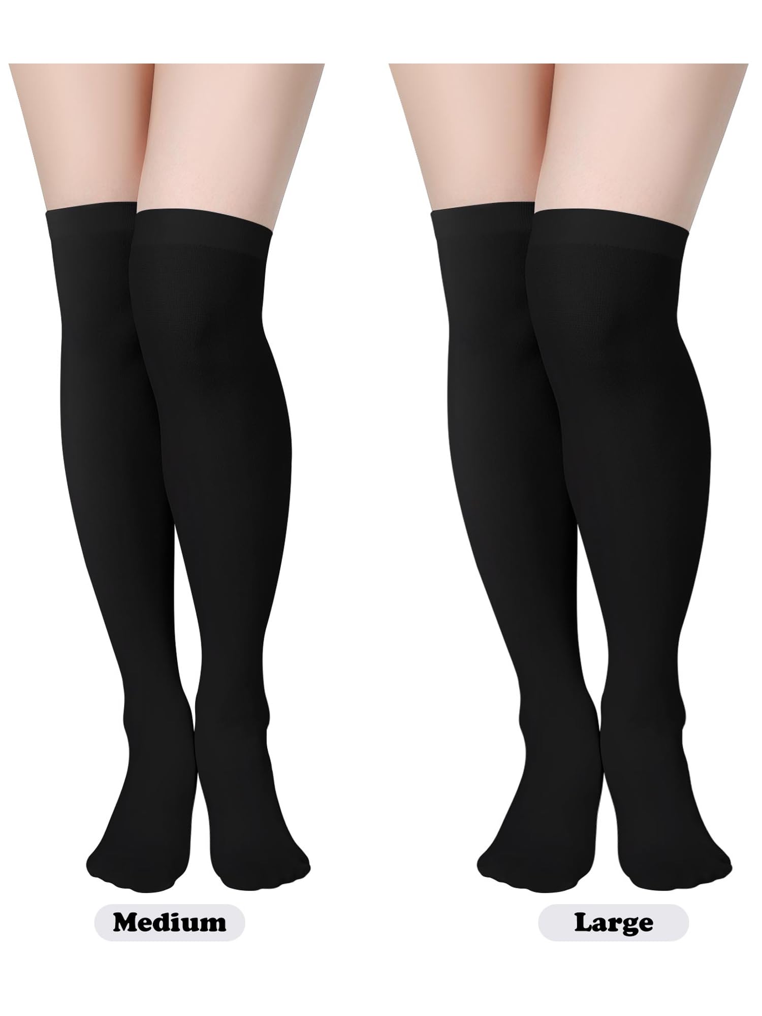 SATINIOR Women's Knee High Socks - Halloween Thigh Stockings for Cosplay, Costume Parties & Dress Up | Perfect for Halloween Outfits, Anime Conventions & Themed Events